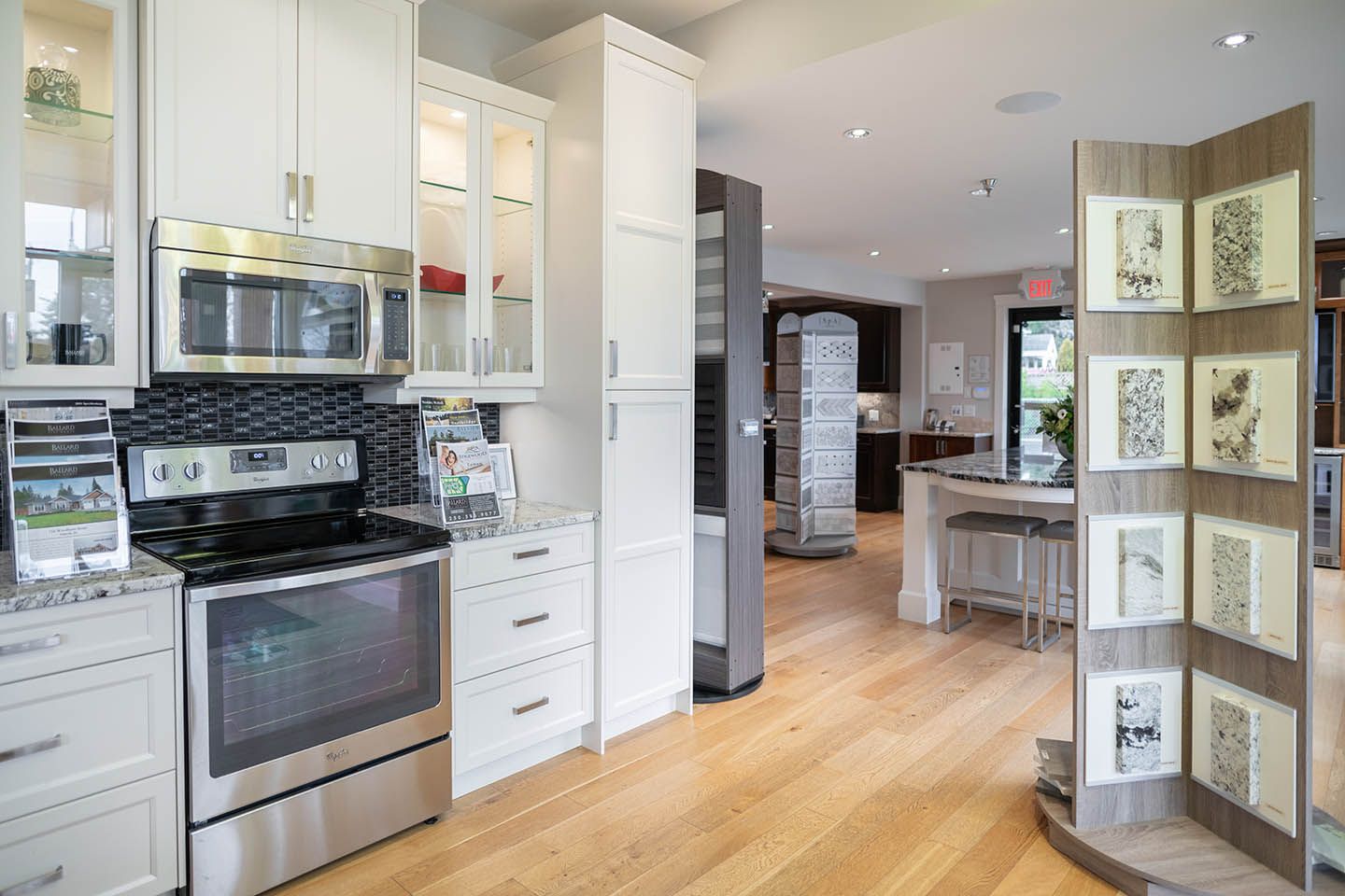 Interior of Ballard Fine Homes showroom