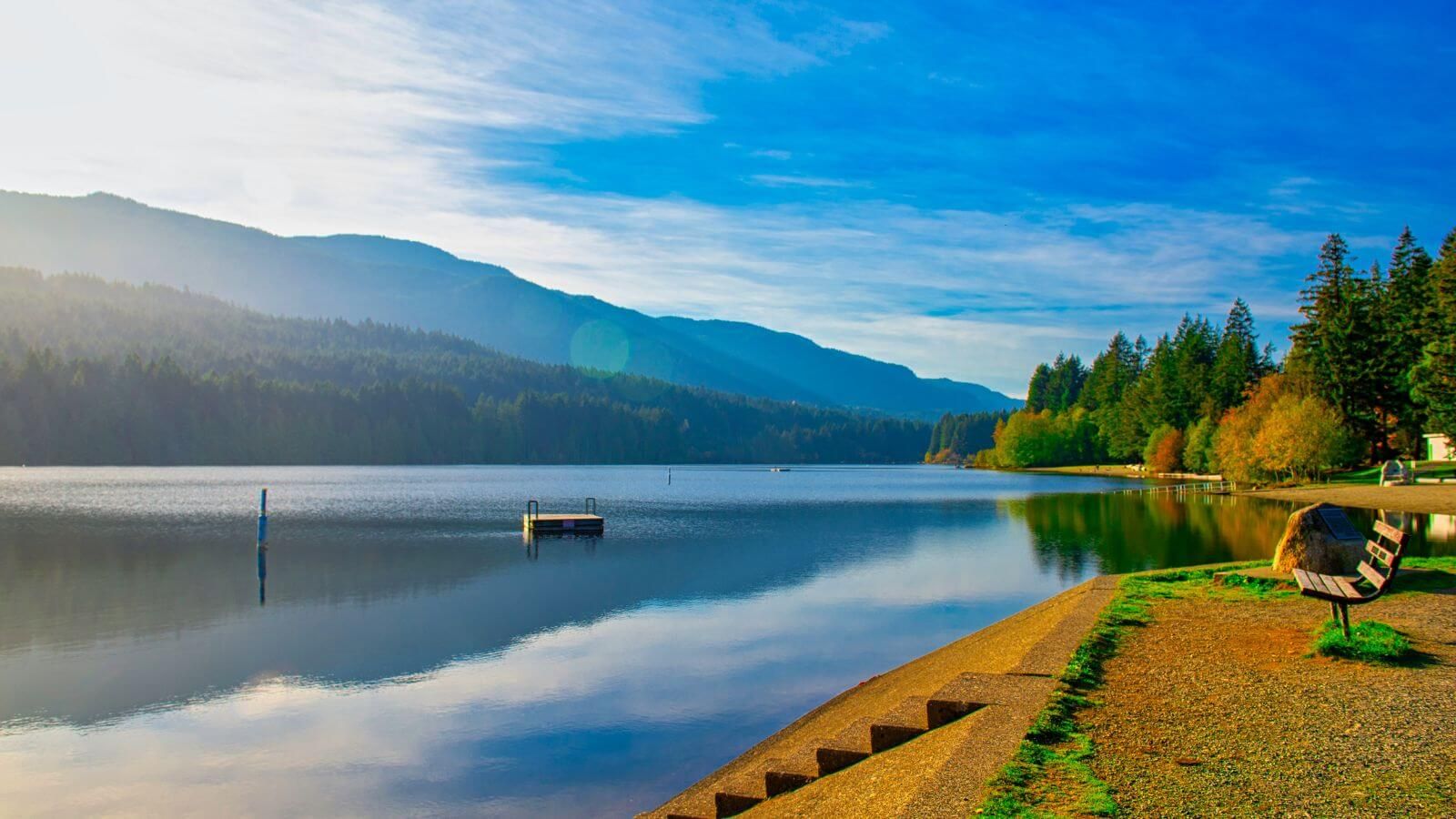 Westwood Lake nature scene in Nanaimo BC