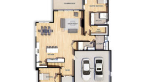 Floorplan of interior of house on 3148 Mission