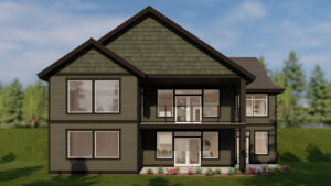 Render of exterior of house on 3148 Mission