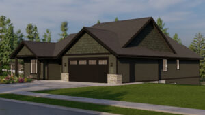 Render of exterior of house on 3148 Mission