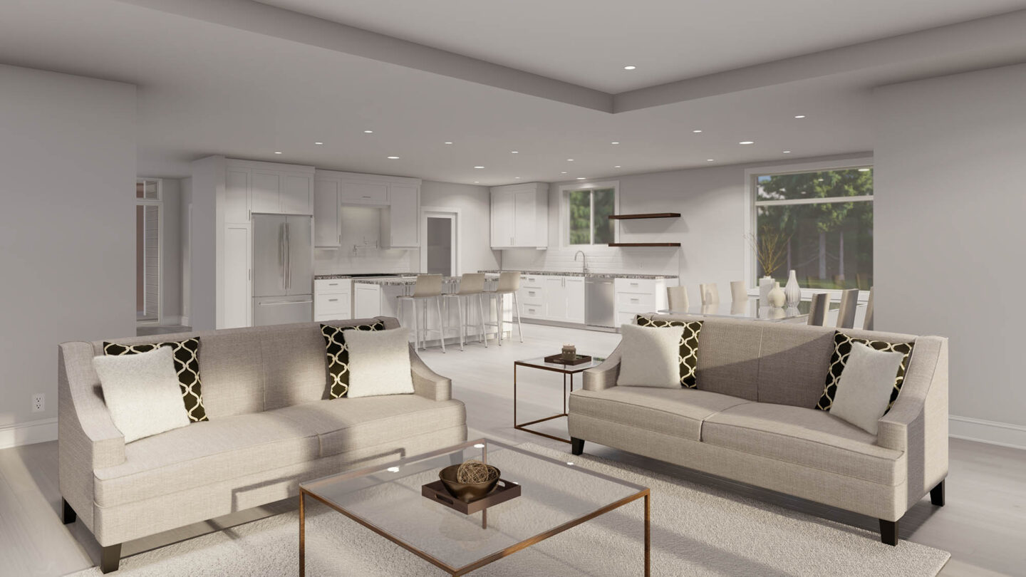 Render of interior of house on 3148 Mission