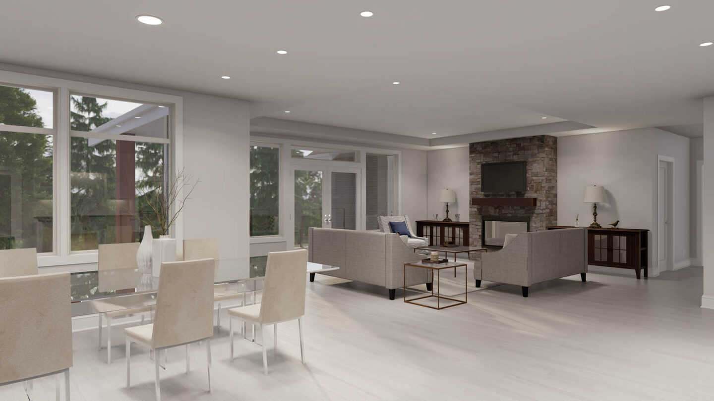 Render of interior of house on 3148 Mission