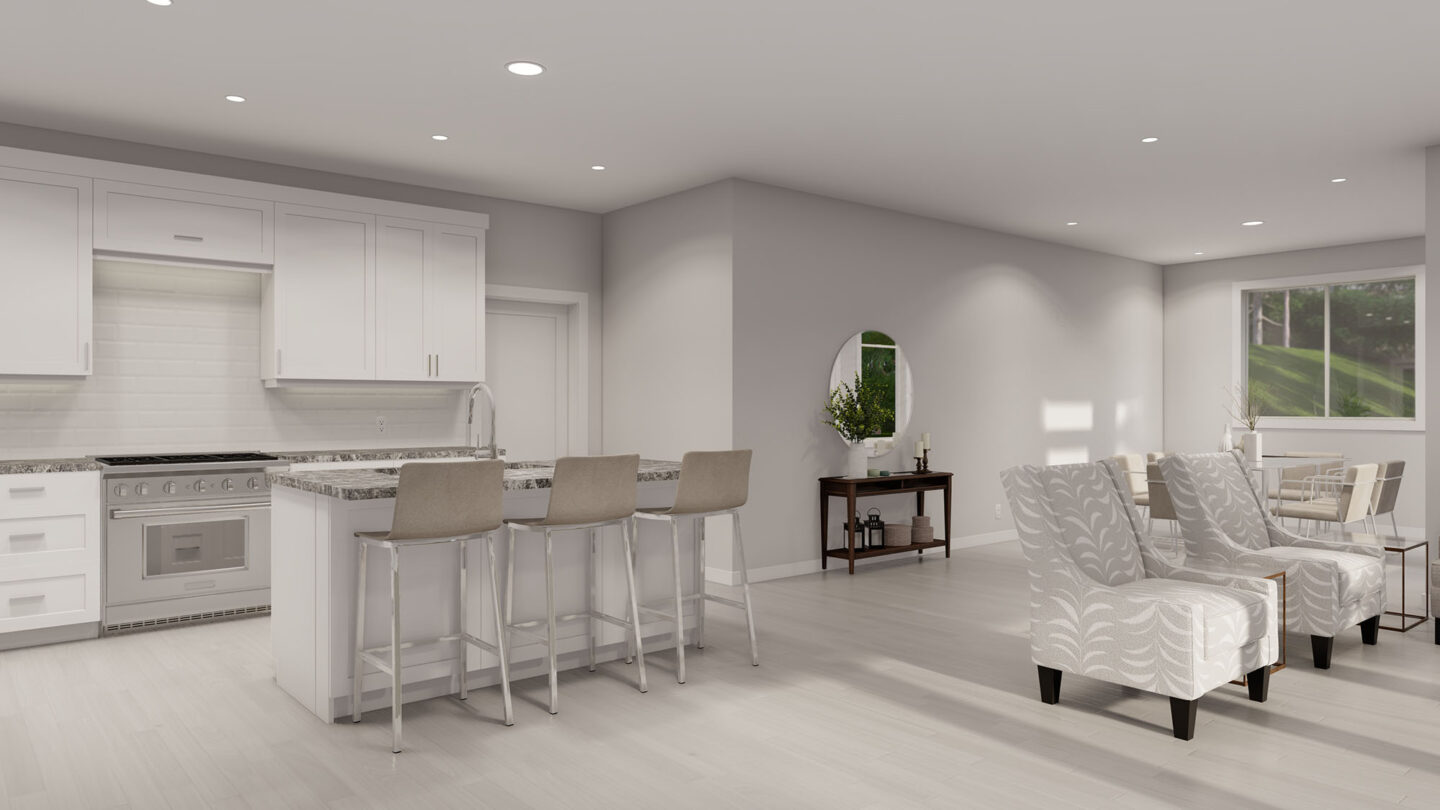 Render of interior of house on 3148 Mission