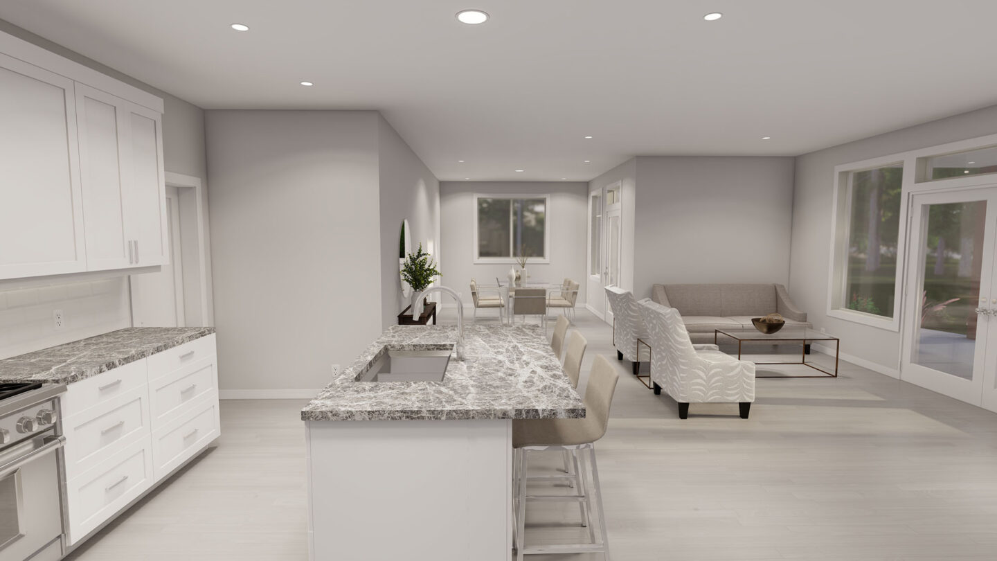 Render of interior of house on 3148 Mission
