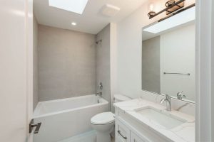 Main bathroom at 1165 Roberton in French Creek