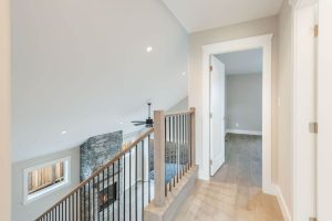View from upper level, top of staircase at 1165 Roberton in French Creek