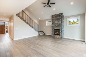 View of fireplace at 1165 Roberton in French Creek