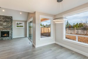 Interior view of dining space at 1165 Roberton in French Creek