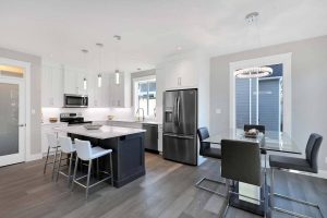 1168 Silversmith Place view of dining and kitchen areas