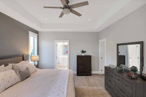 view of bedroom showing ensuite