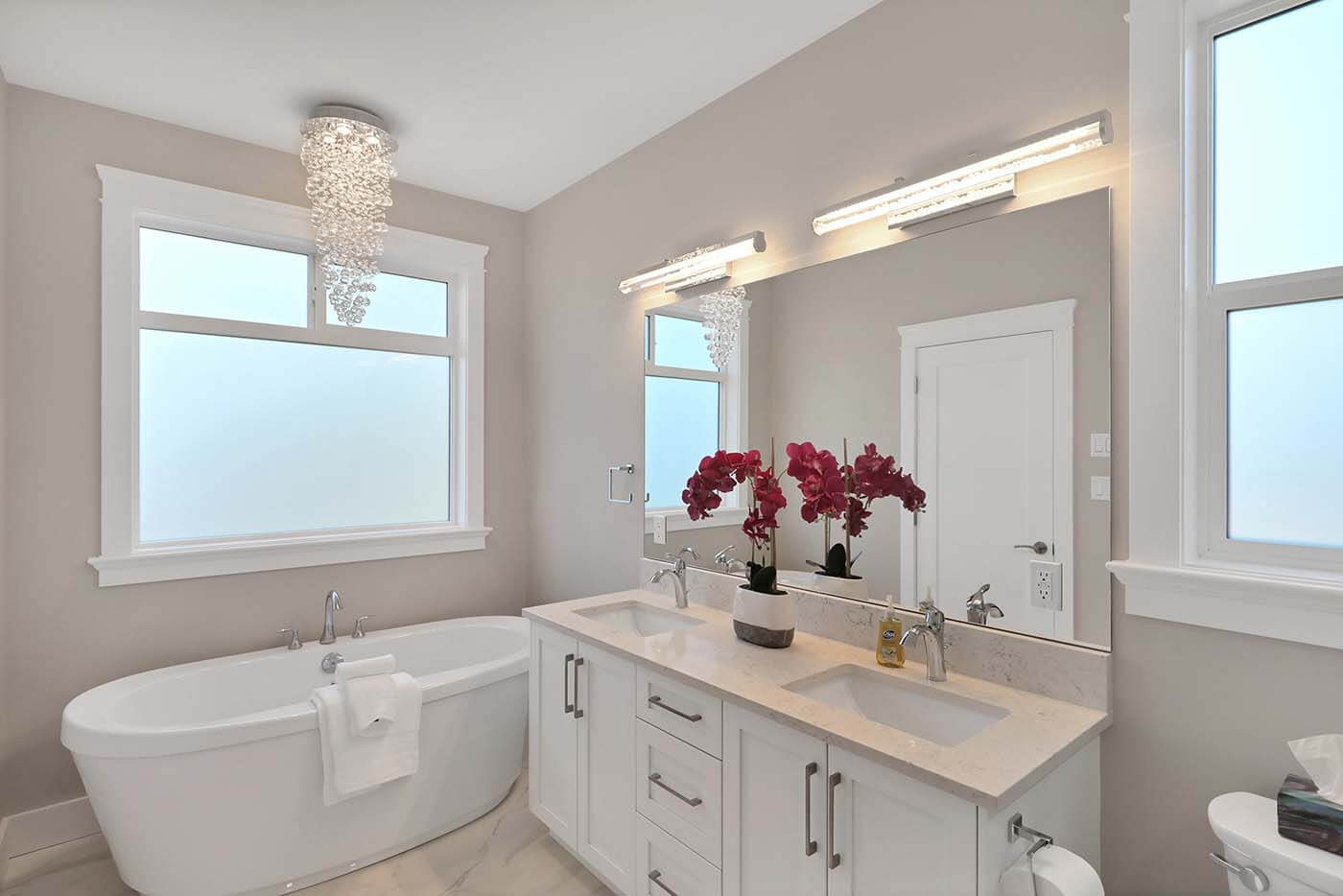 1168 Silversmith Place alt view of bathroom showing double sinks and bath tub