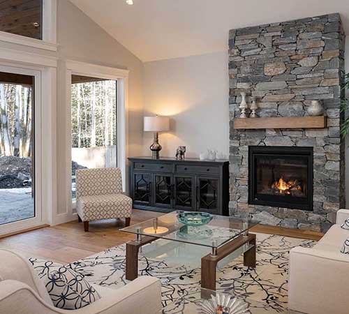 One of Ballard Fine Homes' beautiful living rooms.